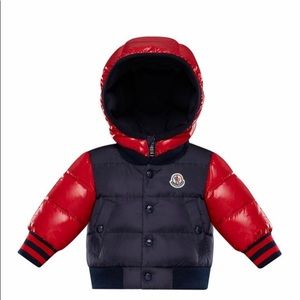 Moncler Monieux Two-Tone Puffer Coat Size 18-24M